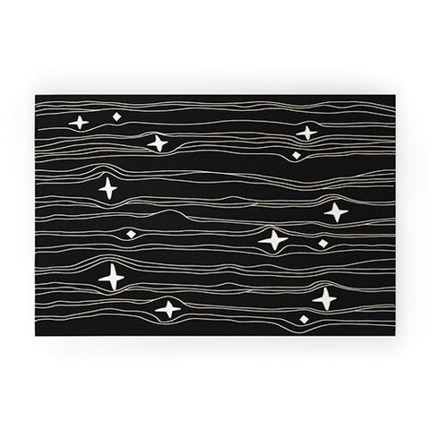 Urban Wild Studio star fabric dark palette Welcome Mat