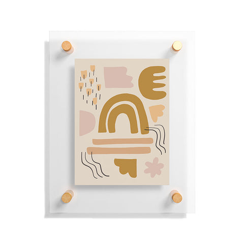 Urban Wild Studio sun pattern Floating Acrylic Print