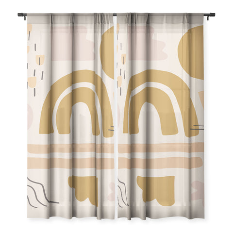 Urban Wild Studio sun pattern Sheer Non Repeat