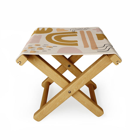 Urban Wild Studio sun pattern Folding Stool
