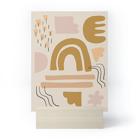 Urban Wild Studio sun pattern Mini Art Print