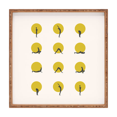 Urban Wild Studio sun salutation I Square Tray