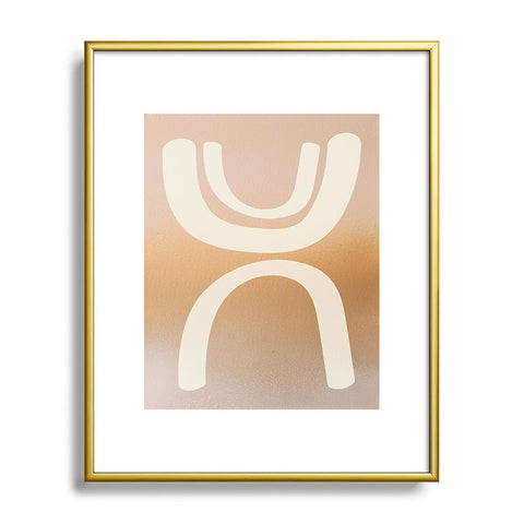 Urban Wild Studio sunrise arch Metal Framed Art Print