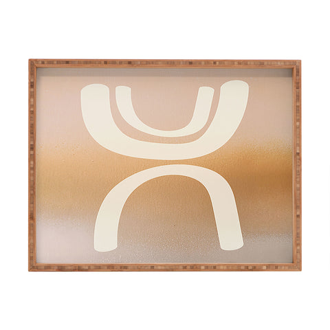 Urban Wild Studio sunrise arch Rectangular Tray