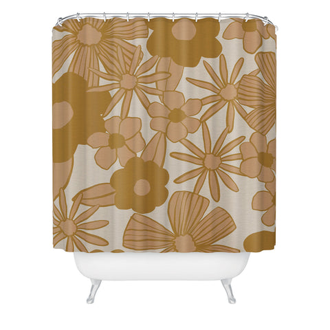 Urban Wild Studio super bloom light Shower Curtain