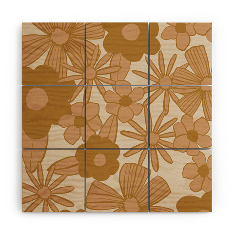 Urban Wild Studio super bloom light Wood Wall Mural