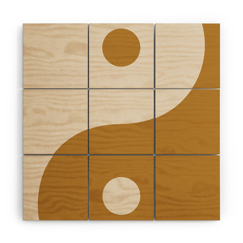 Urban Wild Studio the moon the sun Wood Wall Mural