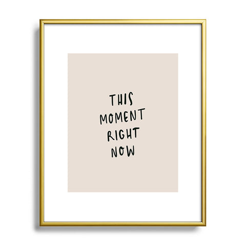 Urban Wild Studio this moment right now Metal Framed Art Print