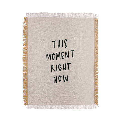 Urban Wild Studio this moment right now Throw Blanket