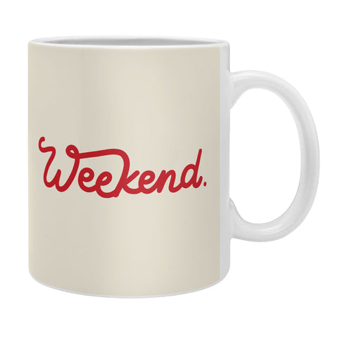 Urban Wild Studio weekend in red Coffee Mug