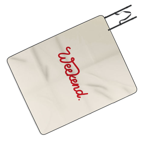 Urban Wild Studio weekend in red Picnic Blanket