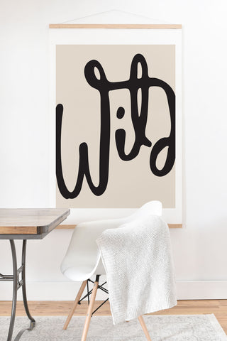 Urban Wild Studio Wild Abstract Art Print And Hanger