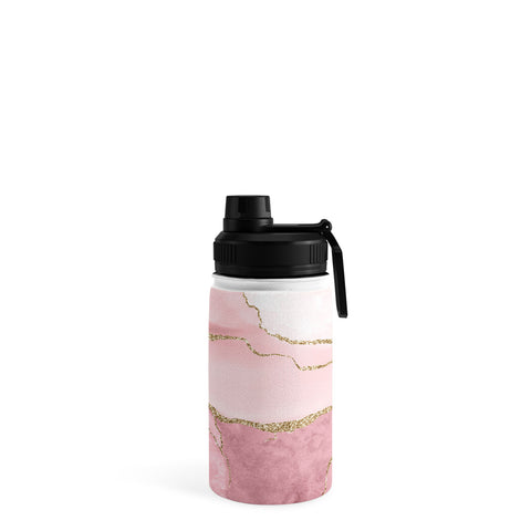 UtArt Blush Marble Art Landscape Water Bottle