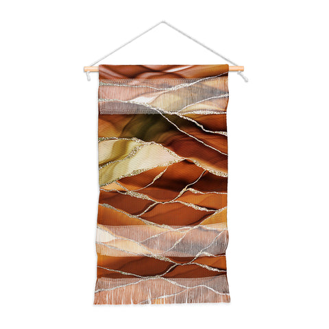 UtArt Desert Hot Copper Marble Landscapes Wall Hanging Portrait