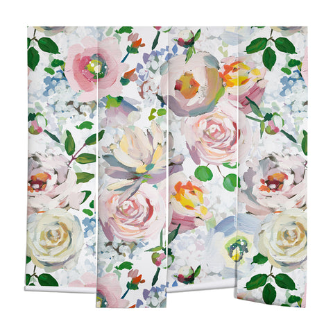 UtArt Hand Drawn Vintage Spring Claude Monet Botanical Flower Garden Wall Mural