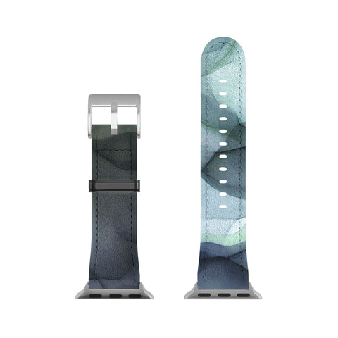 UtArt Night Blue Flowing Art Apple Watch Band