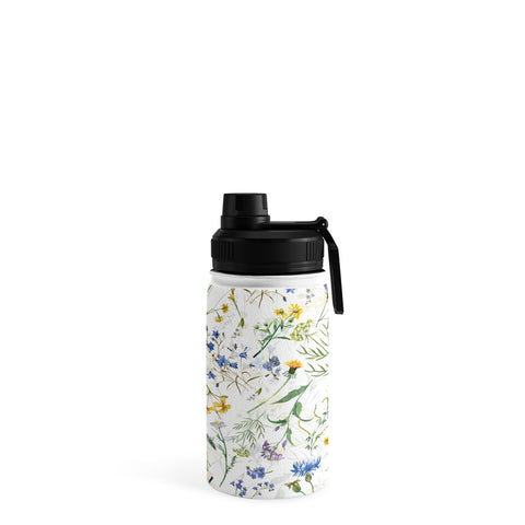 UtArt Scandinavian Midsummer Blue Water Bottle