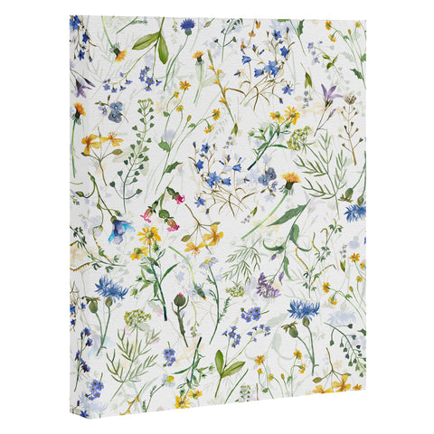 UtArt Scandinavian Midsummer Blue Art Canvas