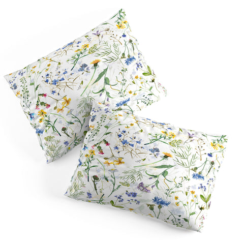 UtArt Scandinavian Midsummer Blue Pillow Shams