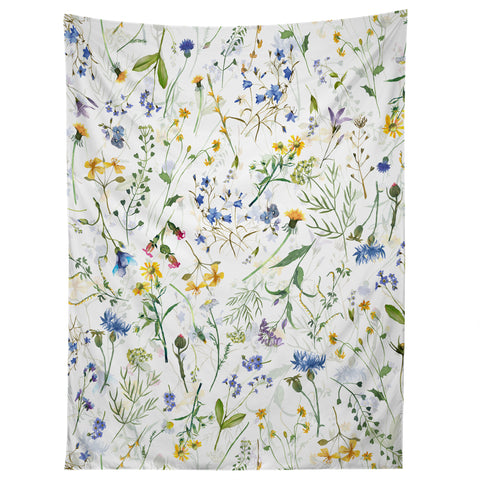 UtArt Scandinavian Midsummer Blue Tapestry