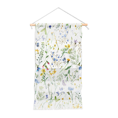 UtArt Scandinavian Midsummer Blue Wall Hanging Portrait