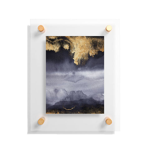 UtArt Thunderstorm I Floating Acrylic Print