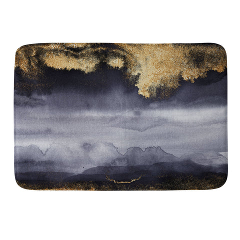 UtArt Thunderstorm I Memory Foam Bath Mat