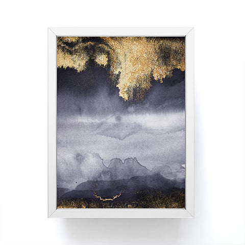 UtArt Thunderstorm I Framed Mini Art Print