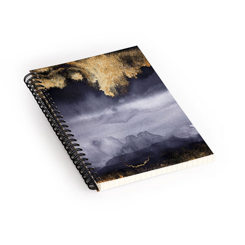 UtArt Thunderstorm I Spiral Notebook