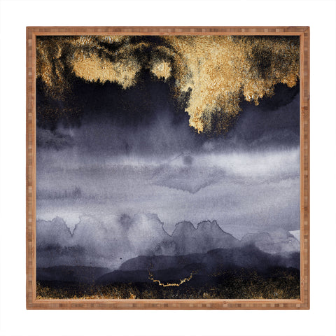 UtArt Thunderstorm I Square Tray