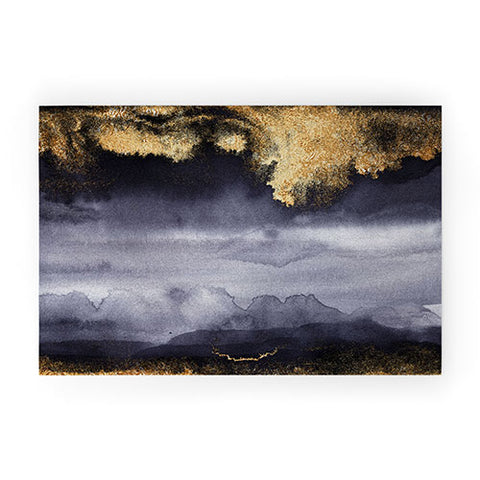 UtArt Thunderstorm I Welcome Mat