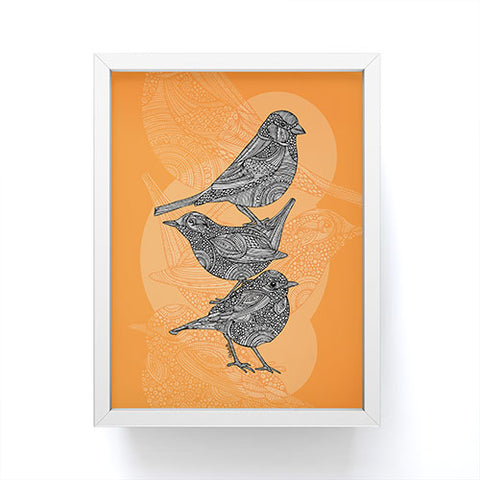 Valentina Ramos 3 Little Birds Framed Mini Art Print