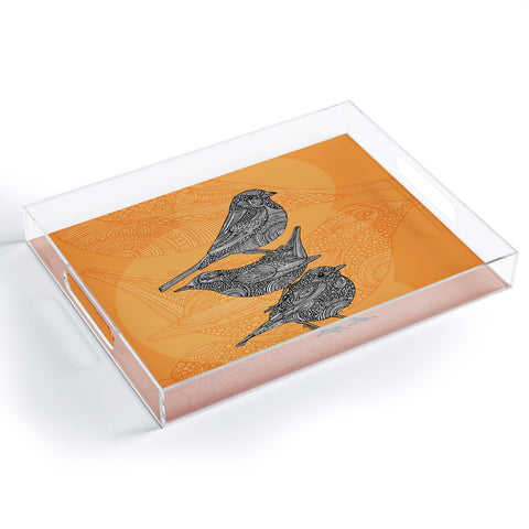 Valentina Ramos 3 Little Birds Acrylic Tray
