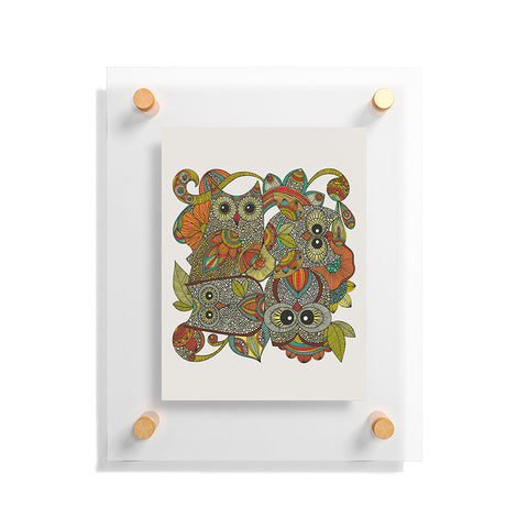 Valentina Ramos 4 Owls Floating Acrylic Print