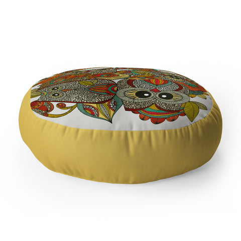 Valentina Ramos 4 Owls Floor Pillow Round