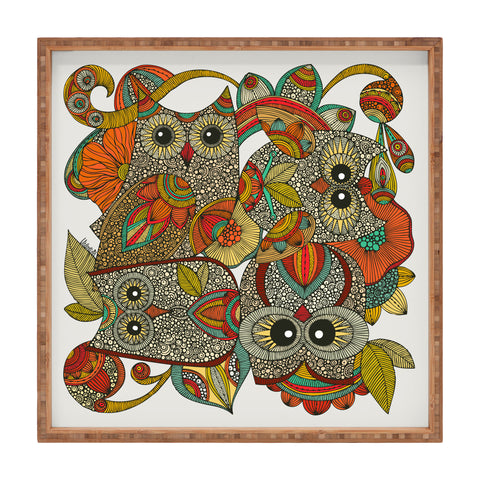 Valentina Ramos 4 Owls Square Tray