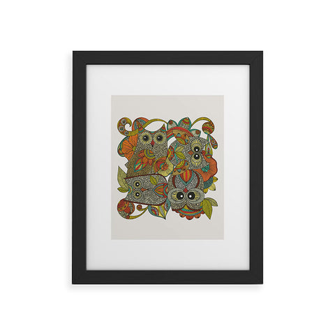 Valentina Ramos 4 Owls Framed Art Print