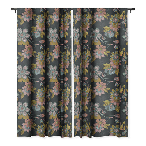 Valentina Ramos Alba flowers Blackout Window Curtain