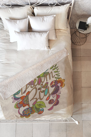 Valentina Ramos Always Dream Big Fleece Throw Blanket