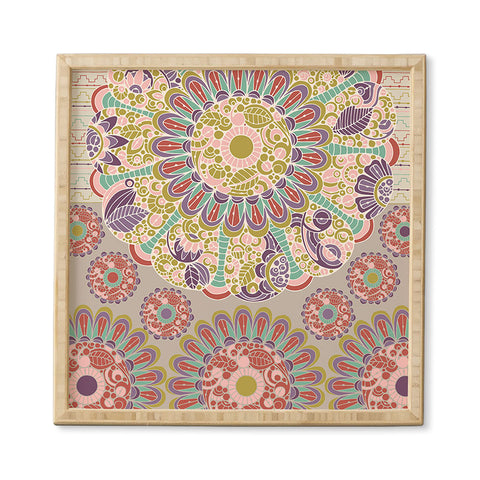Valentina Ramos Amaranth pattern Framed Wall Art