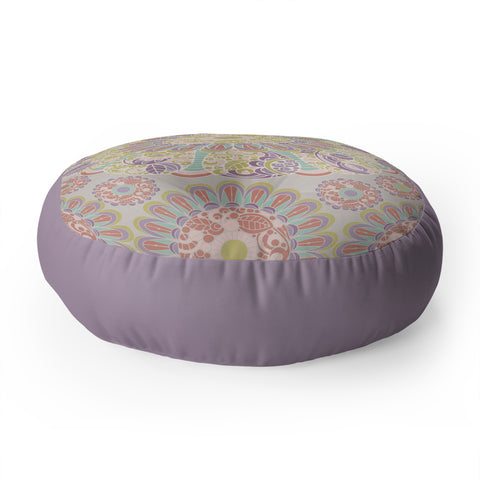 Valentina Ramos Amaranth pattern Floor Pillow Round