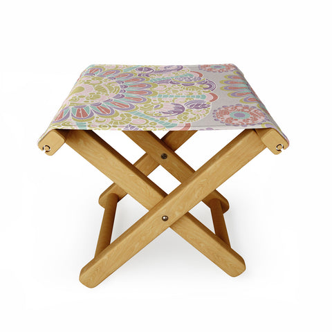 Valentina Ramos Amaranth pattern Folding Stool