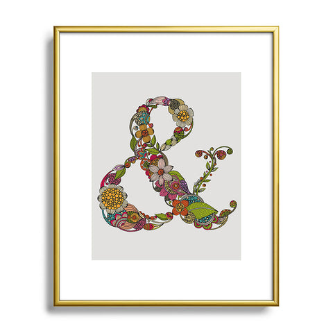 Valentina Ramos Ampersand Metal Framed Art Print