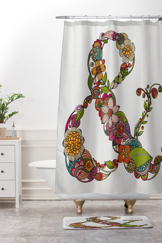 Valentina Ramos Ampersand Shower Curtain And Mat