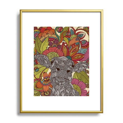 Valentina Ramos Arabella And The Flowers Metal Framed Art Print