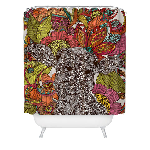 Valentina Ramos Arabella And The Flowers Shower Curtain