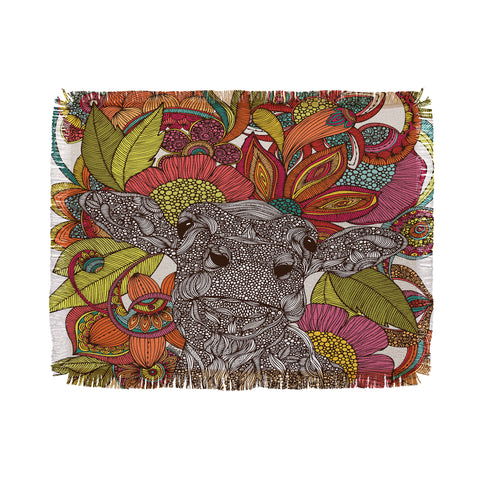 Valentina Ramos Arabella And The Flowers Throw Blanket