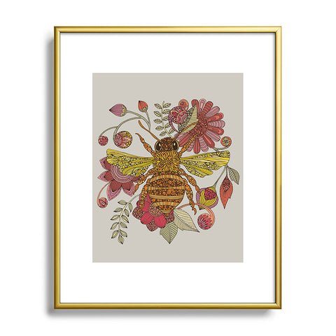 Valentina Ramos Bee Awesome Metal Framed Art Print