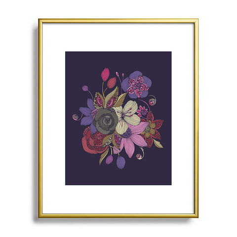 Valentina Ramos Beryl Violet Metal Framed Art Print