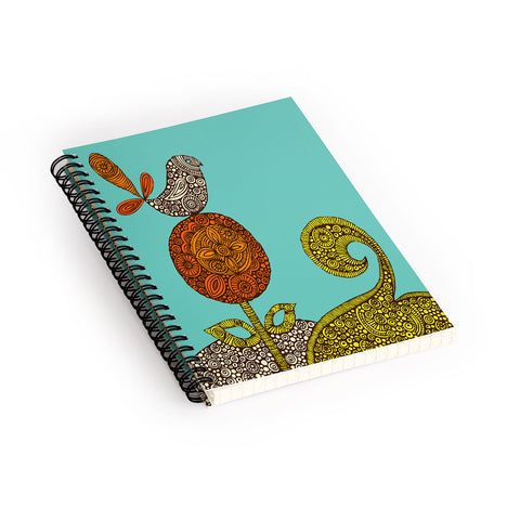 Valentina Ramos Bird In The Flower Spiral Notebook